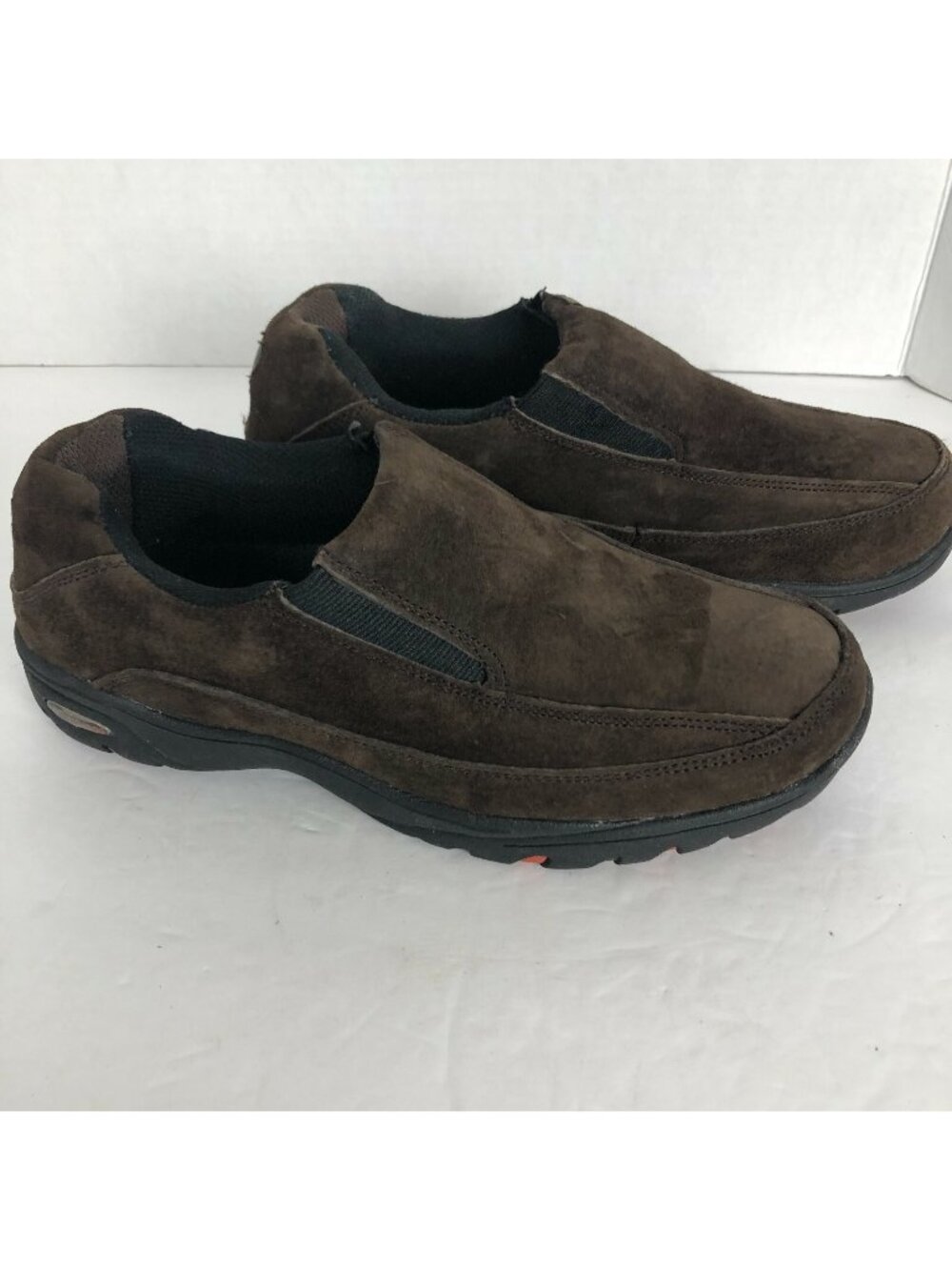 NEVADOS Comfort Hiking Loafers Womens size 8 Brown Suede Slip On Gorpcore Active